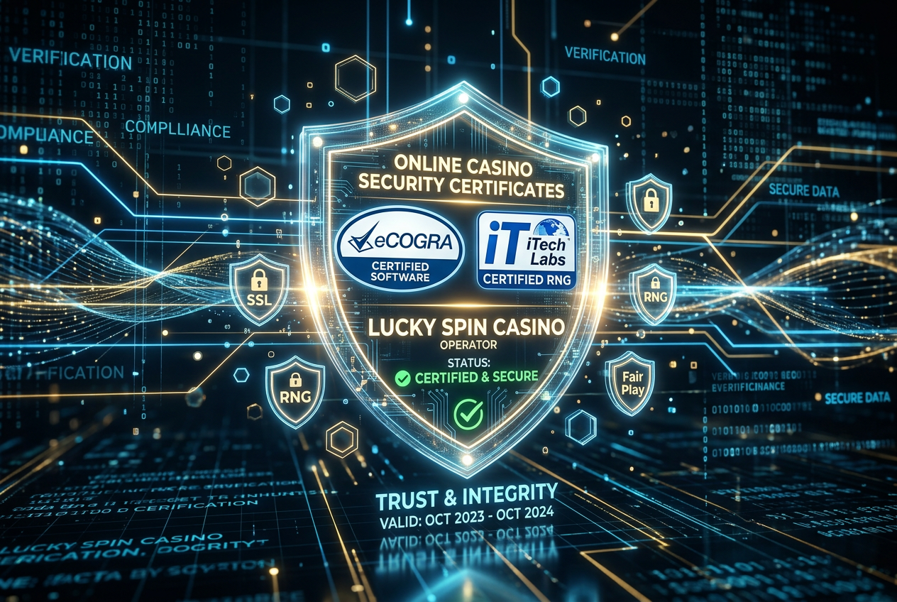 Certyfikaty bezpieczeństwa iGaming eCOGRA i SSL